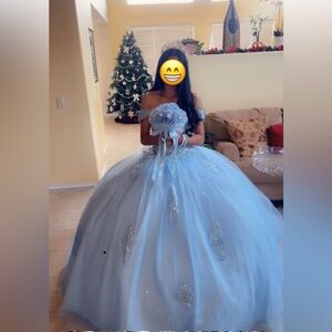 Cinderella blue quince dress